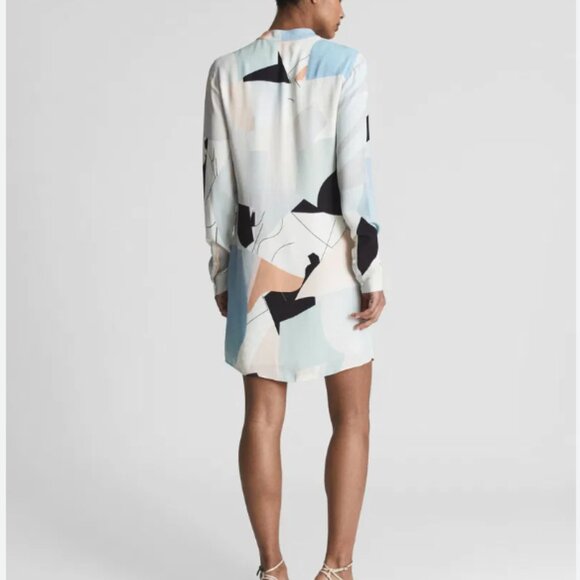 Reiss Rosa Abstract Print Dress - Picture 3 of 5